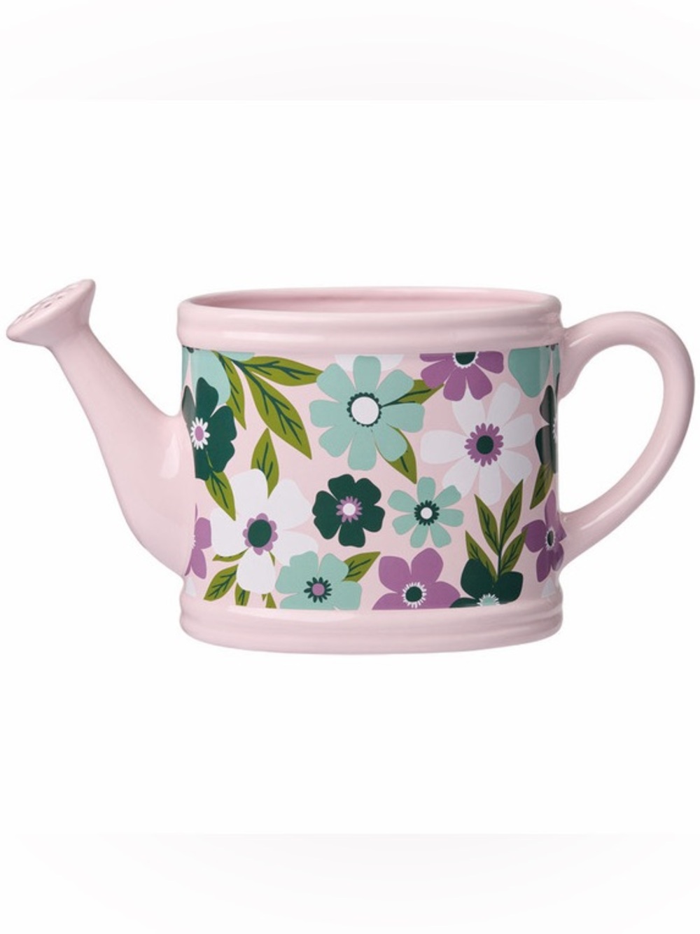Belavi Floral Watering Can Planter